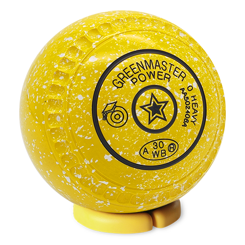 Power Size 0 Electric Yellow Star Logo - Gripped