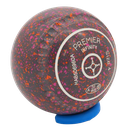 Premier Infinity Size 4 Crimson-Orange Gripped - Made exclusively by Taylor Bowls - Compass Logo