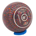 Premier Infinity Size 4 Crimson-Orange Gripped - Made exclusively by Taylor Bowls - Target Logo