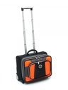 [B4292 Black/Charcoal/Orange] Low Roller Lawn Bowls Trolley Bag (Black/Charcoal/Orange)