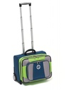 [B4292 Teal/Lime] Low Roller Lawn Bowls Trolley Bag (Navy)