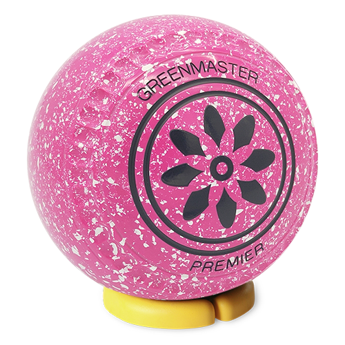 Premier Size 0 Diamond Pink Flower logo - gripped