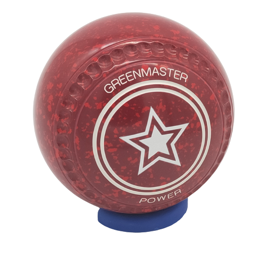Power Size 3 Maroon/Red Star Logo - Dimples