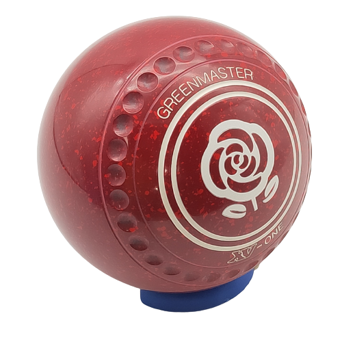 Greenmaster XV1 Size 1 Red/Maroon Rose Logo - Dimpled