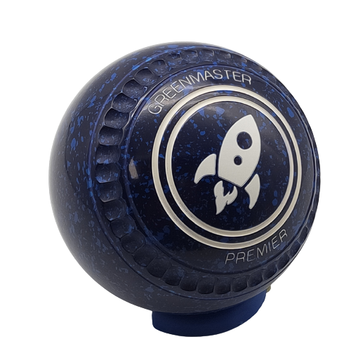 Premier Size 0 Dark Blue/Blue Rocket Logo - Dimpled