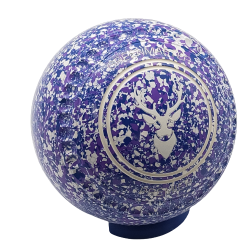 Premier Size 4 Purple/Blue/White Deer Logo - Dimpled