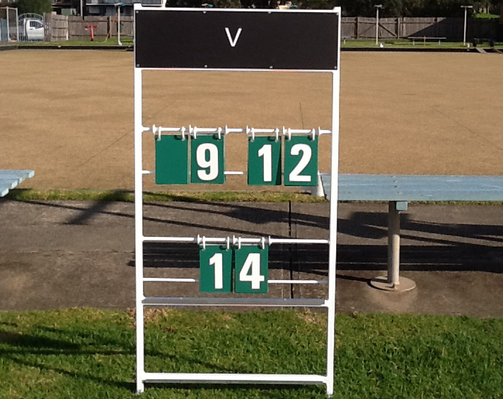 Lawn Bowls Rink Scoreboard Replacement Numbers
