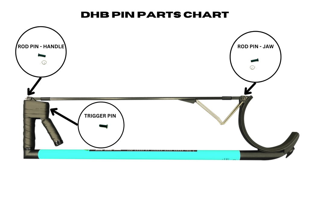 DHB Rod Pin &amp; Clip - Handle end