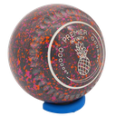 Premier Infinity Size 4 Crimson-Orange Gripped - Made exclusively by Greenmaster Bowls Scotland - Pineapple Logo