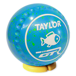 [GTR0HYL503206AZXST30] Taylor GTR Lawn Bowl Size 0 Sky Blue/Lime Fish Logo - Halfpipe