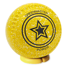 [POW0AA502406AZXST30] Power Size 0 Electric Yellow Star Logo - Gripped