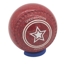 [POW3AA504797A] Power Size 3 Maroon/Red Star Logo - Dimples