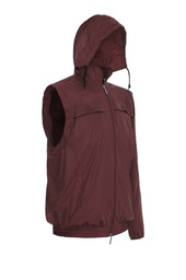 Fleece Lined Rain Jacket with Zip Off Sleeves