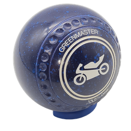 [XV12AB506446AZXST31] Greenmaster XV1 Size 2 Dark Blue Motorbike Logo - Dimpled
