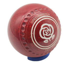 [XV11AB506603AZXST31] Greenmaster XV1 Size 1 Red/Maroon Rose Logo - Dimpled