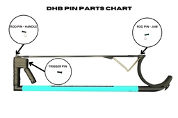 [696DHBZ Rod Pin &amp; Clip - Jaw] DHB Rod Pin &amp; Clip- Jaw