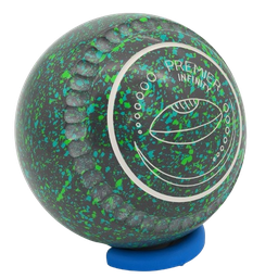 [PREM4HAB507330A-48860-121223-1ST31MCINFINITY] Premier Infinity Size 4 Mint-Lime Gripped - Made exclusively by Greenmaster Bowls Scotland - Football Logo